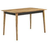 Coaster Partridge Rectangular Counter Height Table Natural Sheesham Model 110578